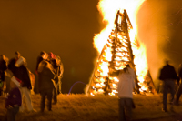 Bonfires on the Levee